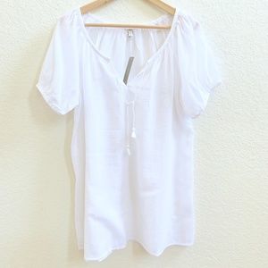 J.CREW NWT GAUZE PEASANT BLOUSE SIZE S